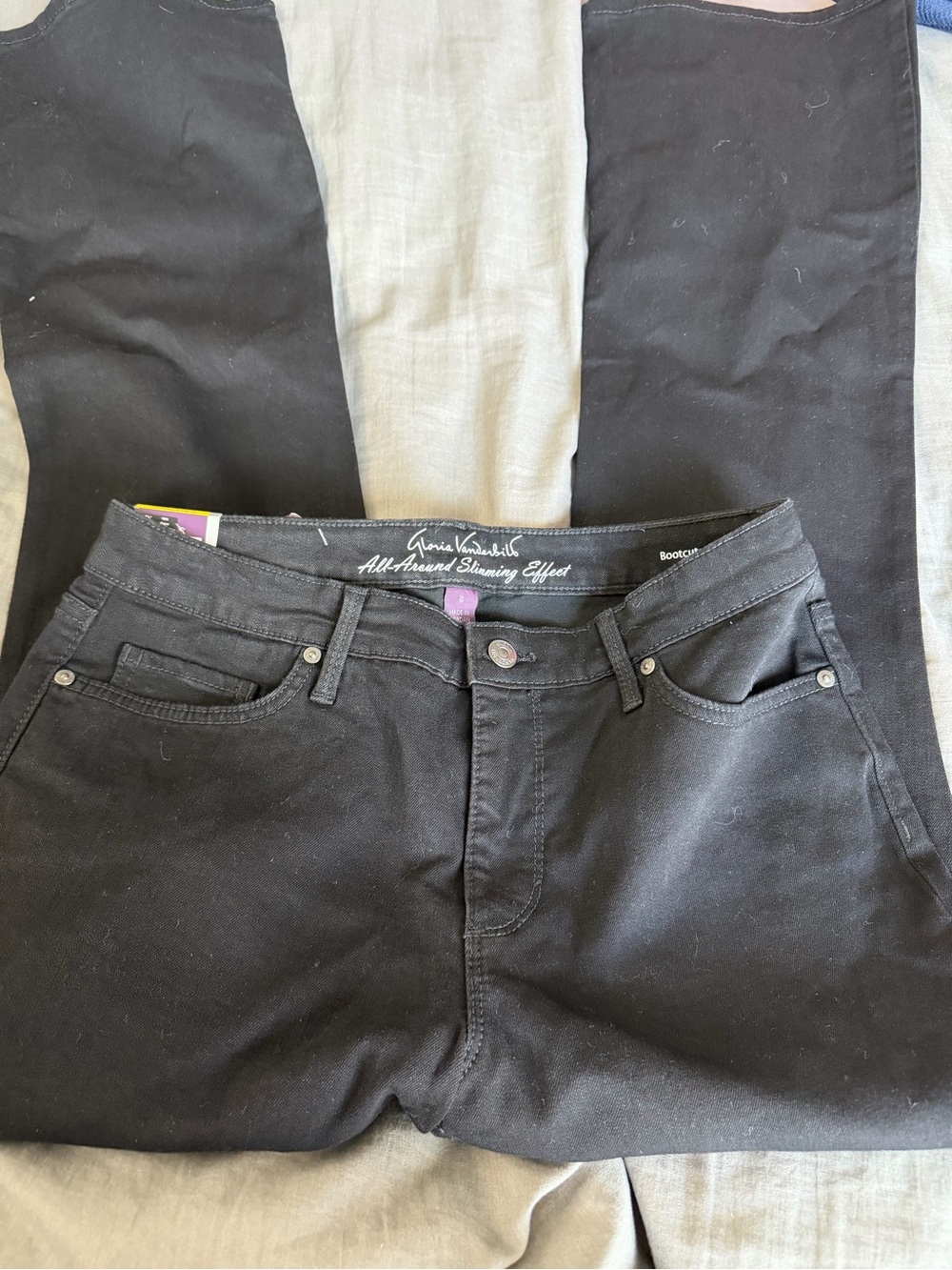 NWT Gloria Vanderbilt Mis-Rise Boot Cut 6